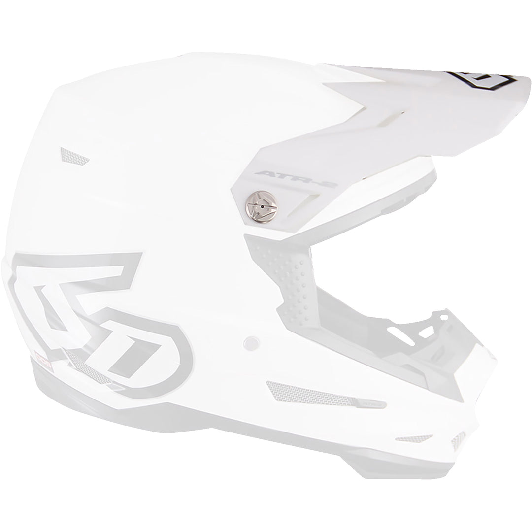 6D Helmets ATR-2Y Helmet Visor 2Y Visor/Gloss White - Side View