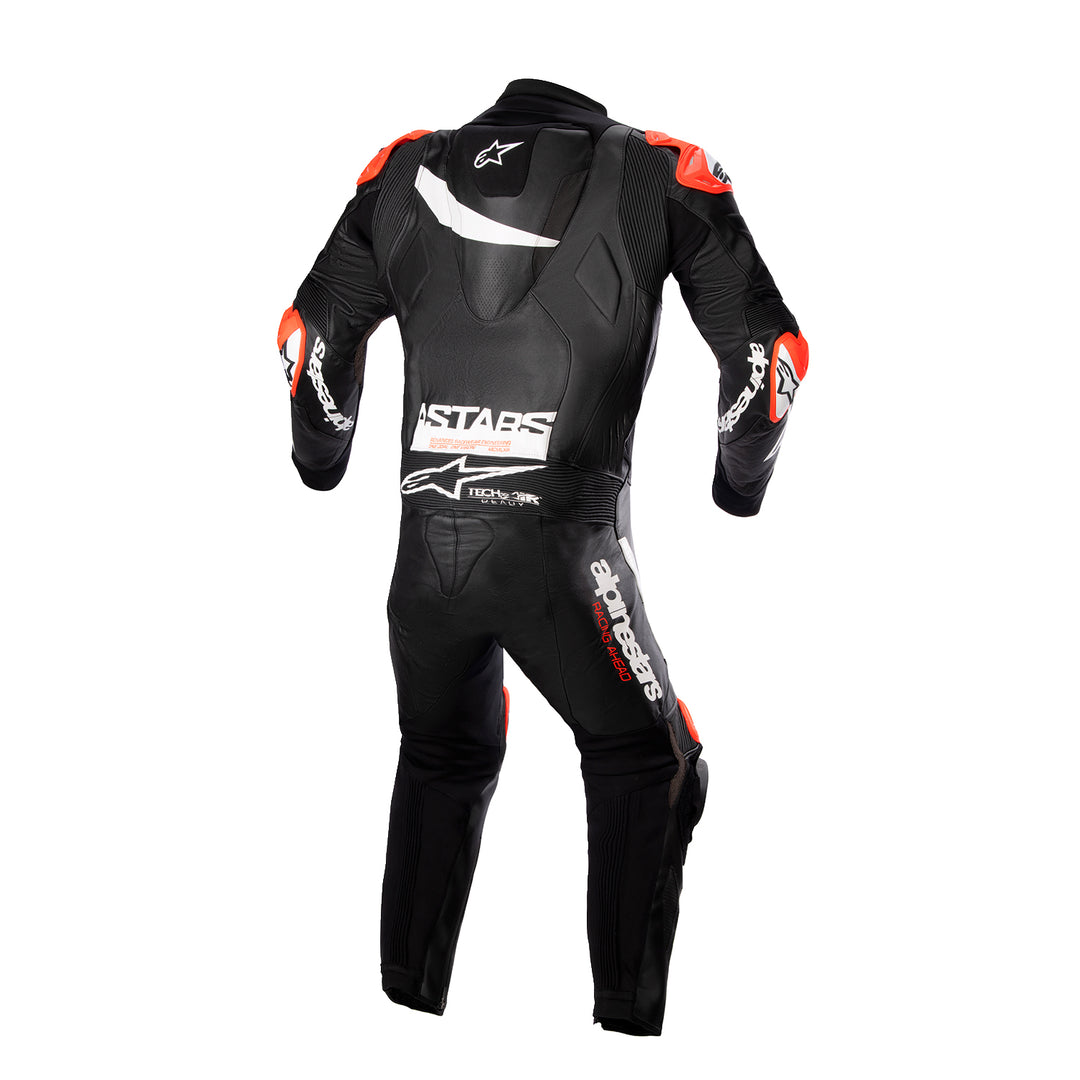 Alpinestars GP Plus v4 Leather Suit Black/White - Rear View