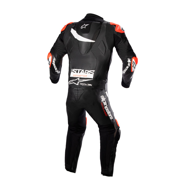 Alpinestars GP Plus v4 Leather Suit Black/White - Rear View