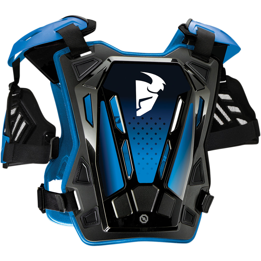 THOR Guardian Roost Deflector Blue/Black - Rear View