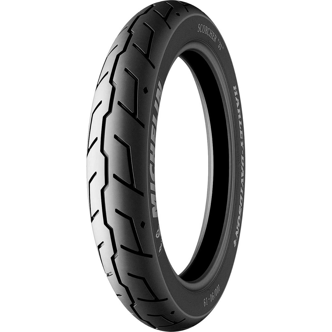Michelin Scorcher 31 Tire Front - Angled Side View