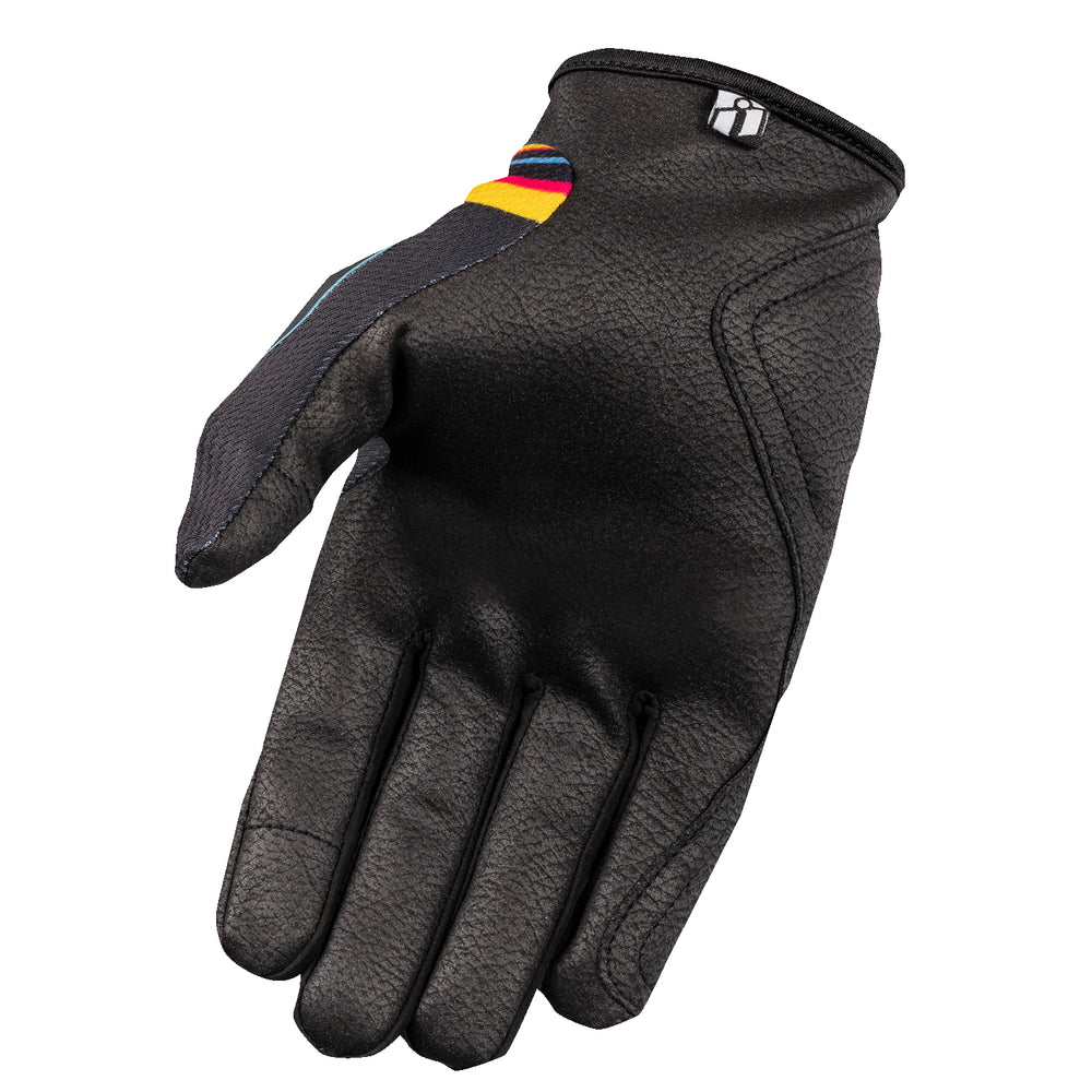 ICON Hooligan Lucky Lid Gloves Black - Palm View