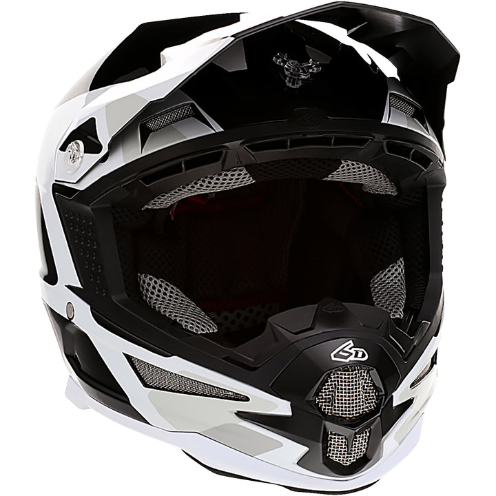 6D Helmets ATR-1 Apex Helmet White - Front Right Side View