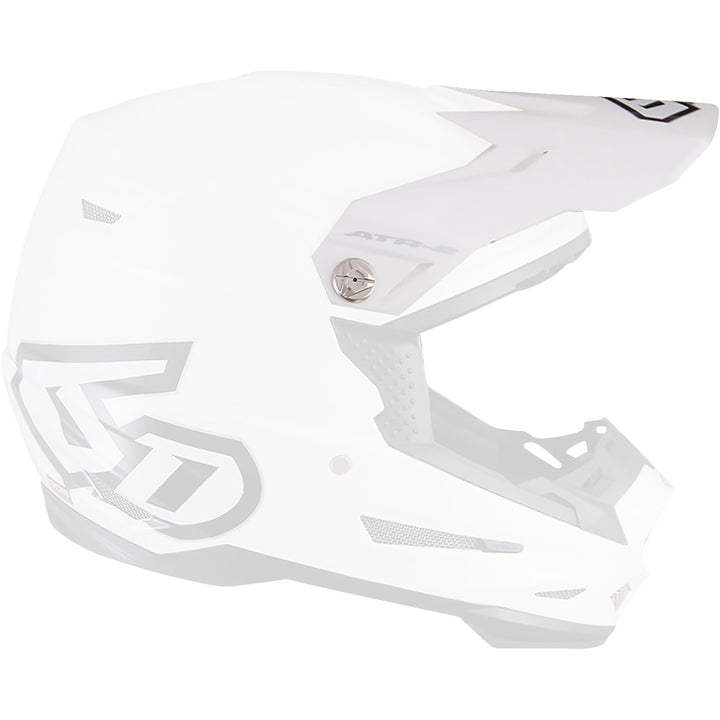 6D Helmets ATR-2 Helmet Visor 2 Visor/White - Side View