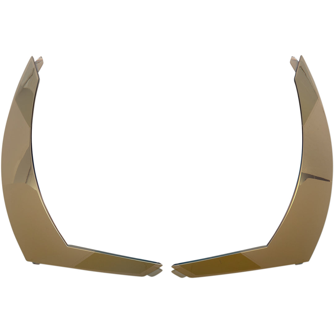 ICON Airform™ Helmet Rear Spoiler RST Gold - Top View of Pair