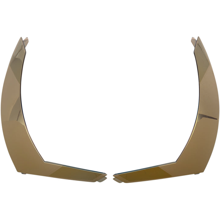 ICON Airform™ Helmet Rear Spoiler RST Gold - Top View of Pair