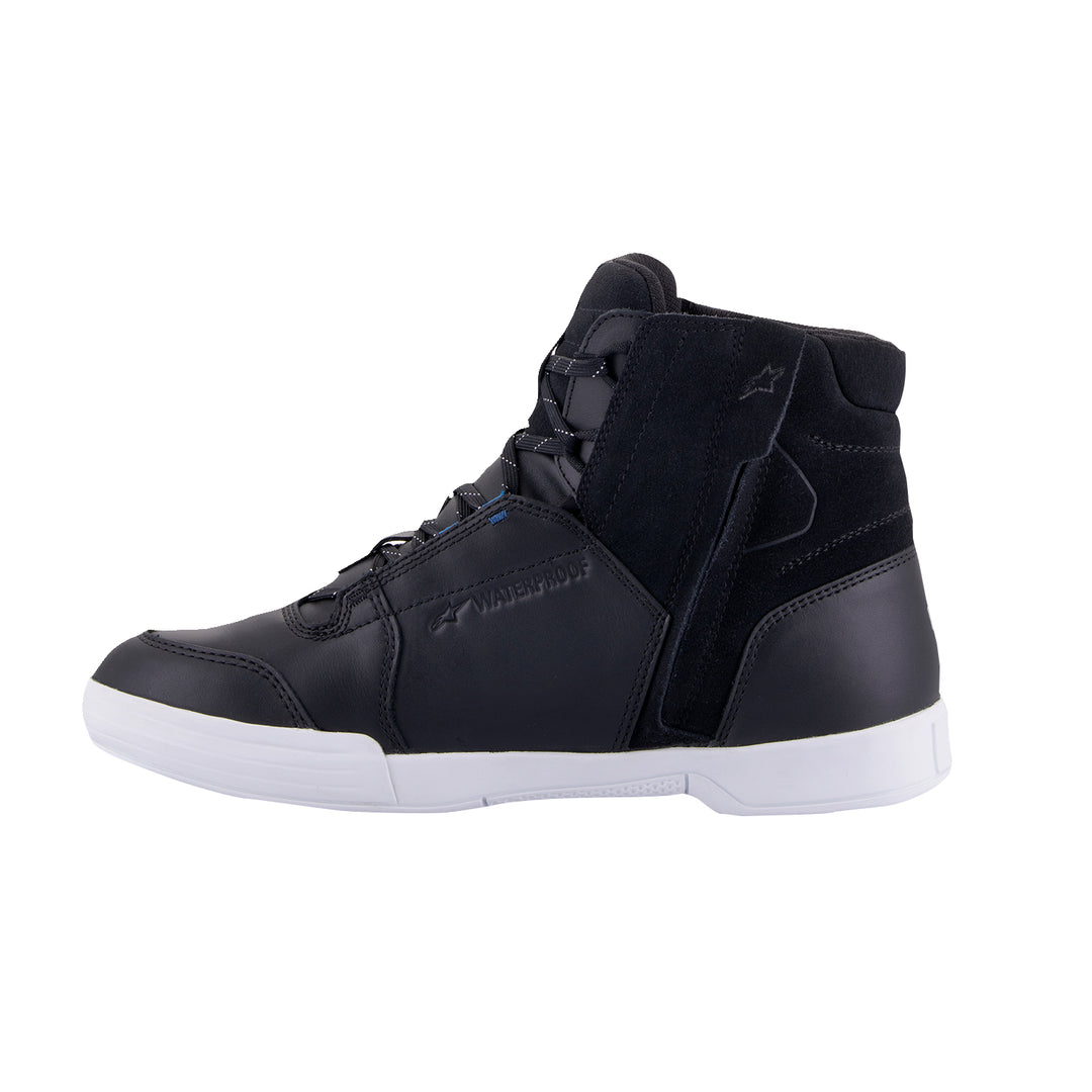 Alpinestars Chrome Waterproof Shoes Black/White - Inner Side View