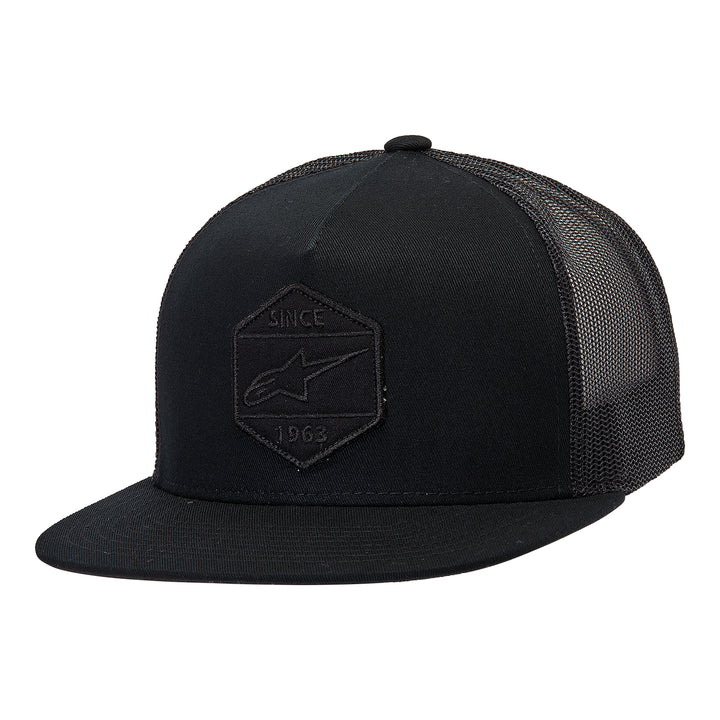 Alpinestars Bolt Trucker Hat Black/Black - Front Side View