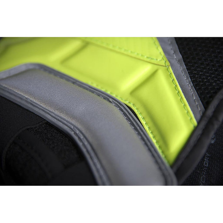 ICON Stryker Vest Yel - Close-Up of Side Velcro Strap