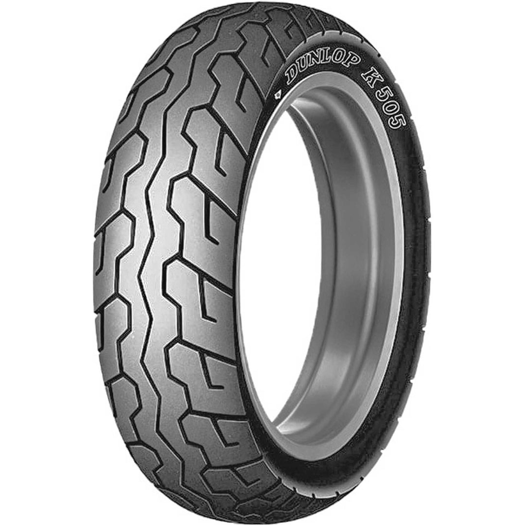 Dunlop K505 Tire Front and Rear - Angled Side View