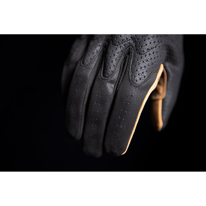 ICON Airform™ Gloves Black/Tan - Close-Up of Finger Details