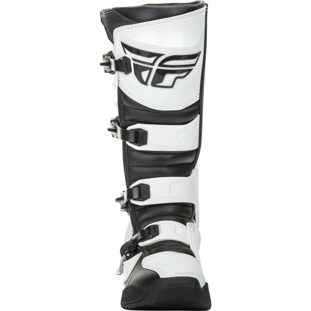 Fly Racing FR5 Boots White - Front View