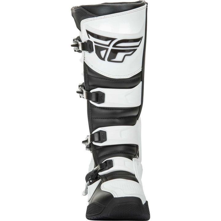 Fly Racing FR5 Boots White - Front View
