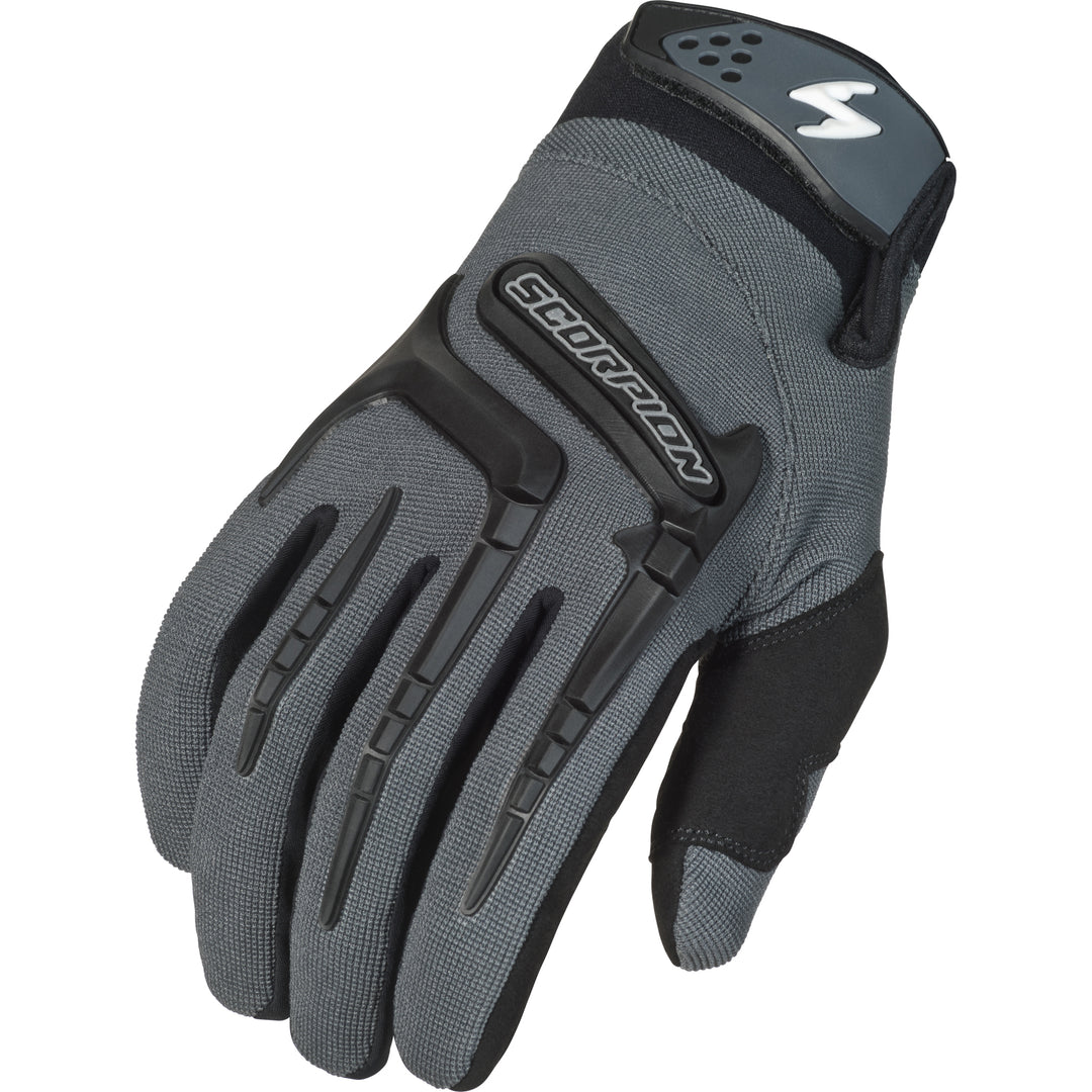 SCORPION EXO Women's Skrub Gloves Grey - Back of Hand View