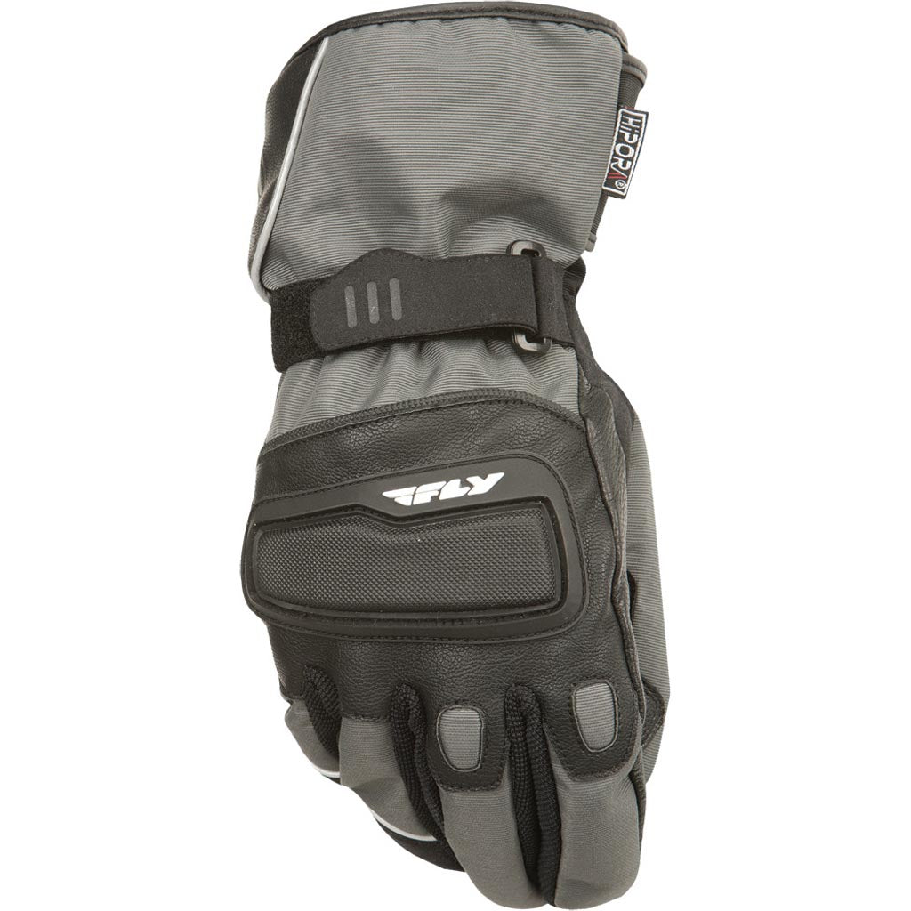 Fly Street Xplore Gloves Gunmetal - Back of Hand View