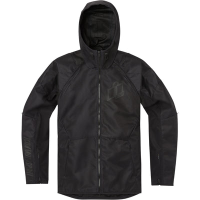 ICON Airform Jacket Black - Front View