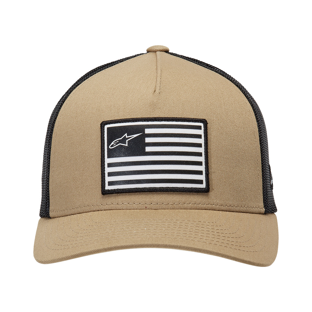 Alpinestars Flag Hat Sand/Black - Front View