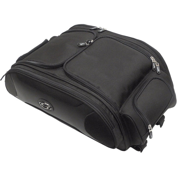 SADDLEMEN FTB3300 Sport Trunk and Rack Bag - Angled Side View