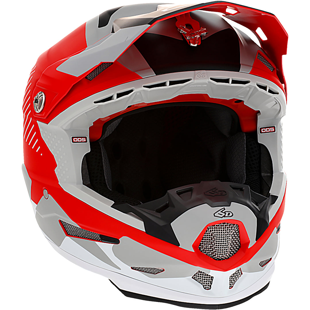 6D Helmets ATR-2 Fusion Helmet Red - Front Right Side View
