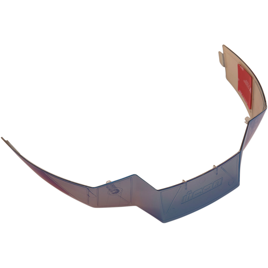 ICON Airflite™ Helmet Rear Spoiler RST Blue - Angled Top View