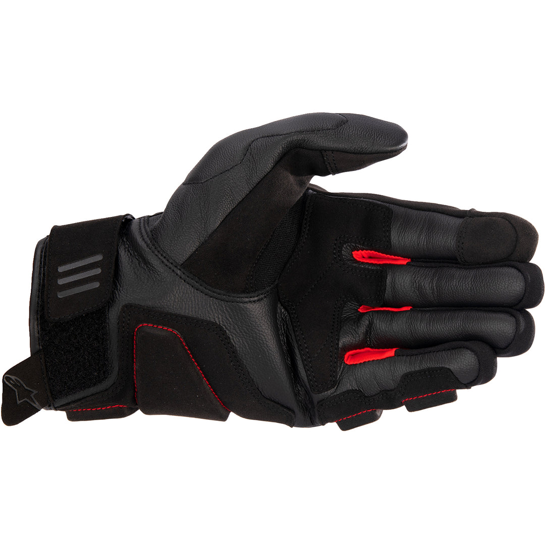 Alpinestars Phenom Leather Gloves Black/Bright Red - Palm View