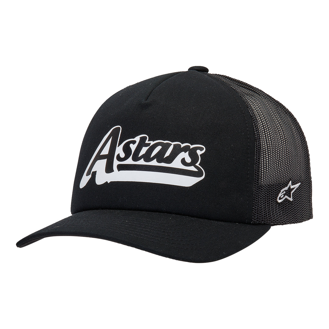 Alpinestars Delivery Trucker Hat Black/Black - Front Side View