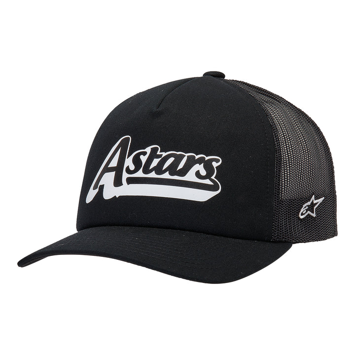 Alpinestars Delivery Trucker Hat Black/Black - Front Side View