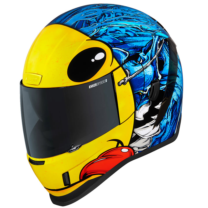 ICON Airform™ Brozak MIPS® Helmet Blue - Front Left Side View