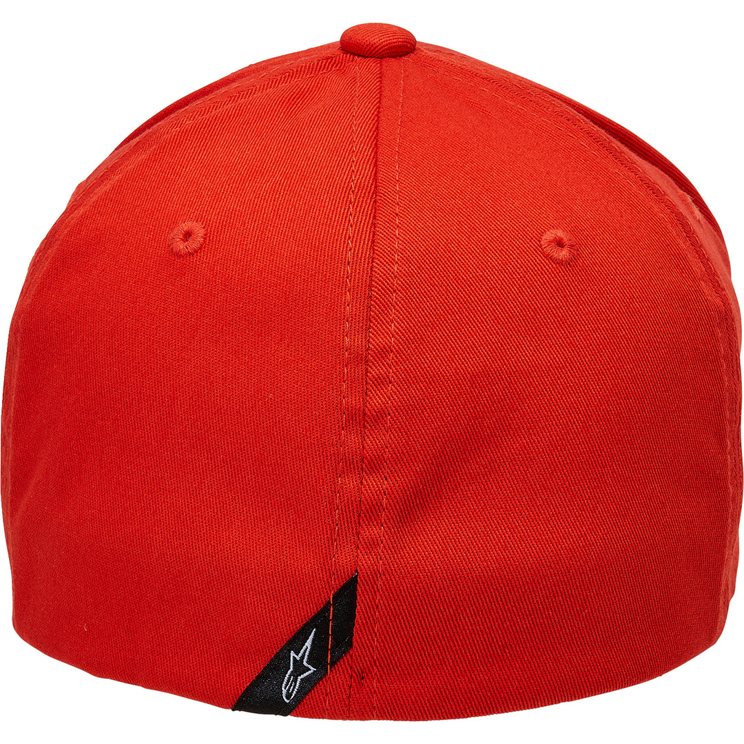 Alpinestars Corp Shift 2 Curved Brim Hat Warm Red/Black - Rear View