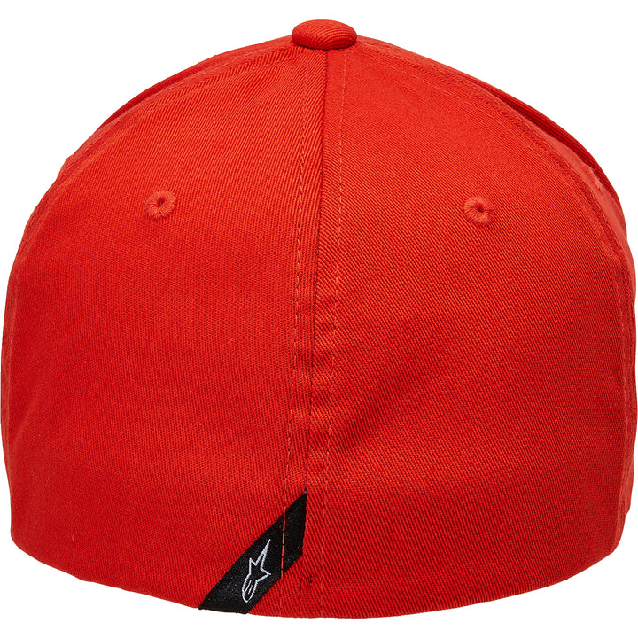 Alpinestars Corp Shift 2 Curved Brim Hat Warm Red/Black - Rear View