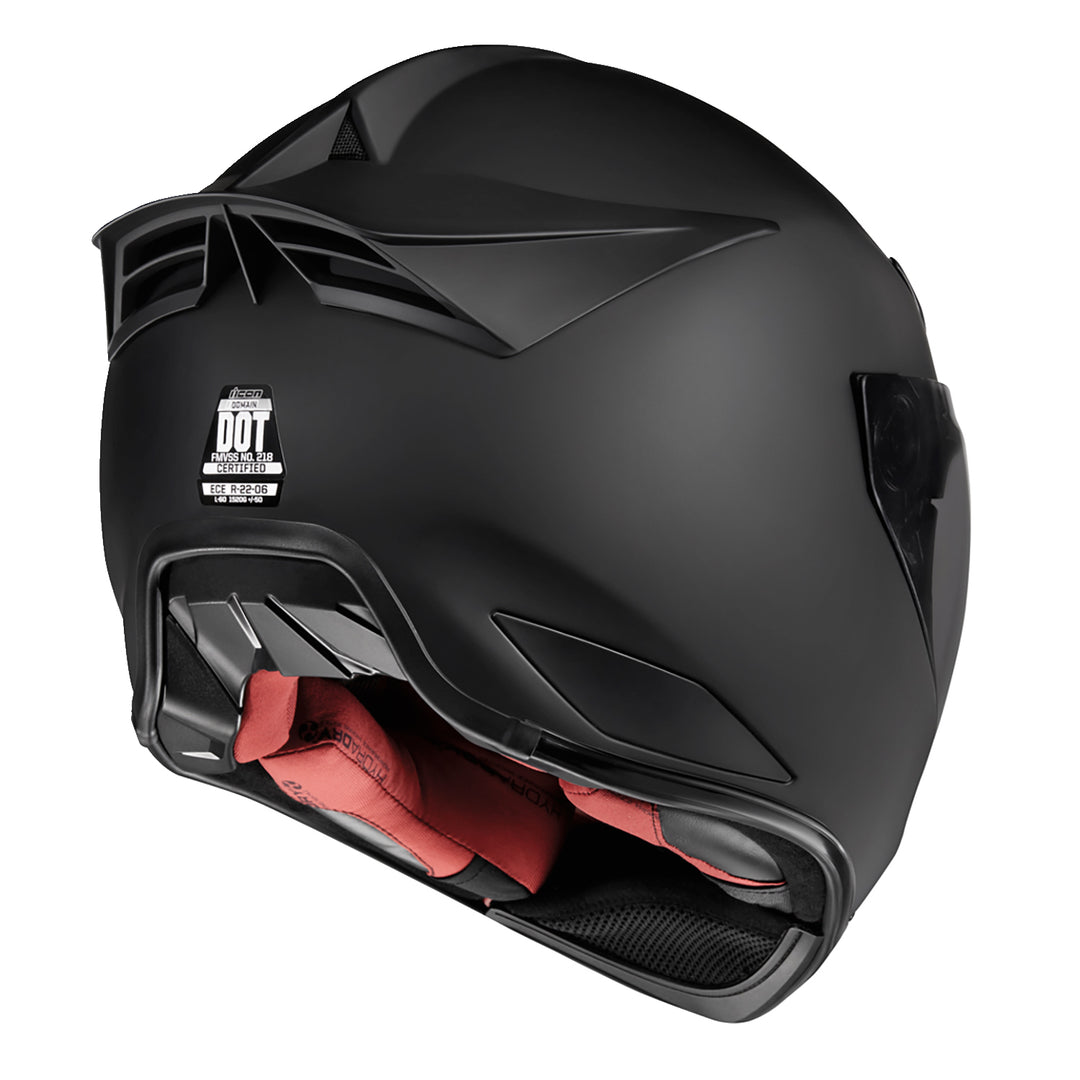 ICON Domain™ Cornelius Helmet Rubatone - Rear Right Side View