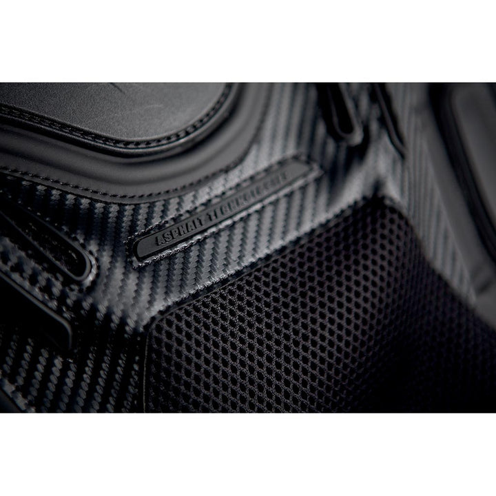 ICON Stryker Vest Stealth - Close-Up of Woven Material on Front