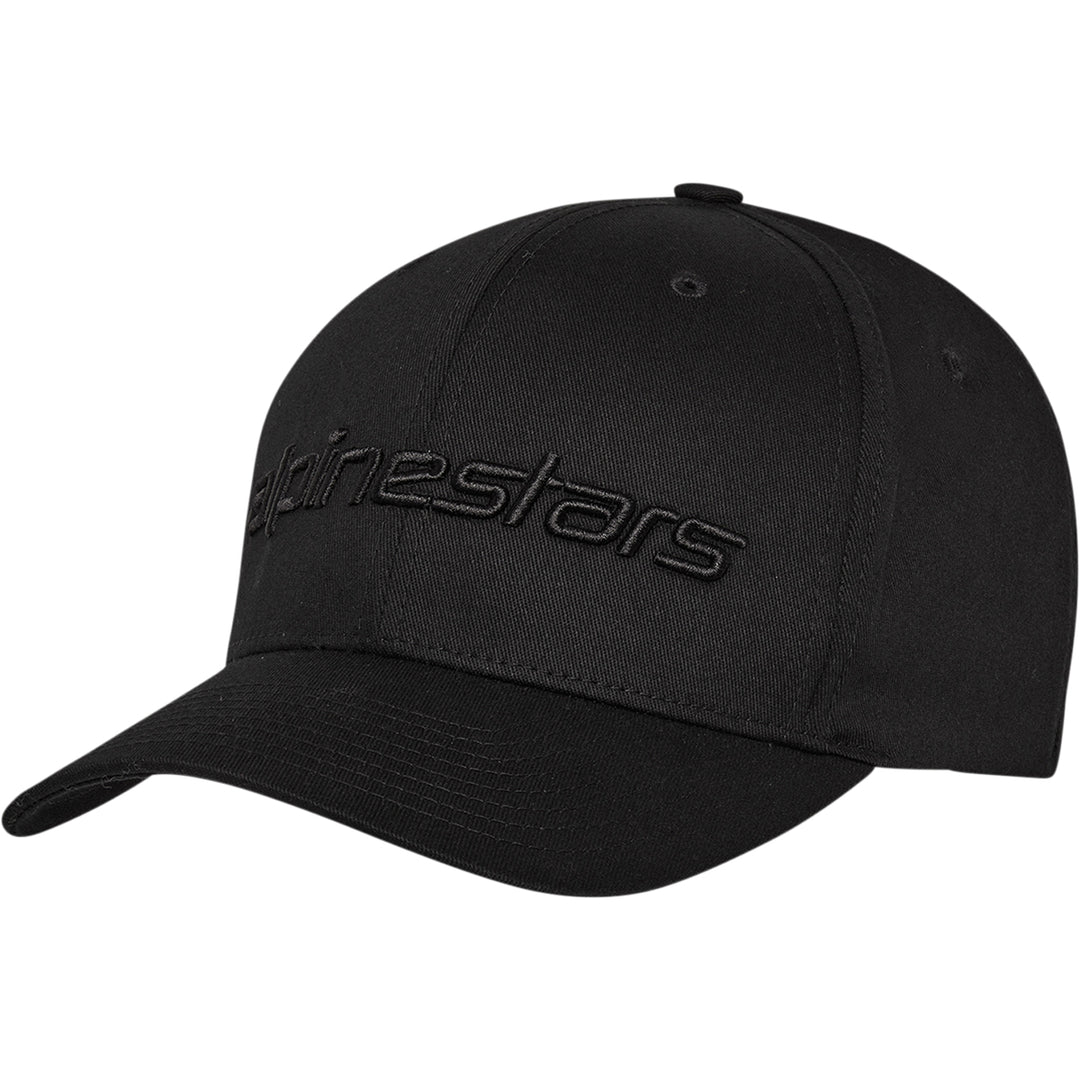 Alpinestars Linear Hat Black/Black - Front Side View