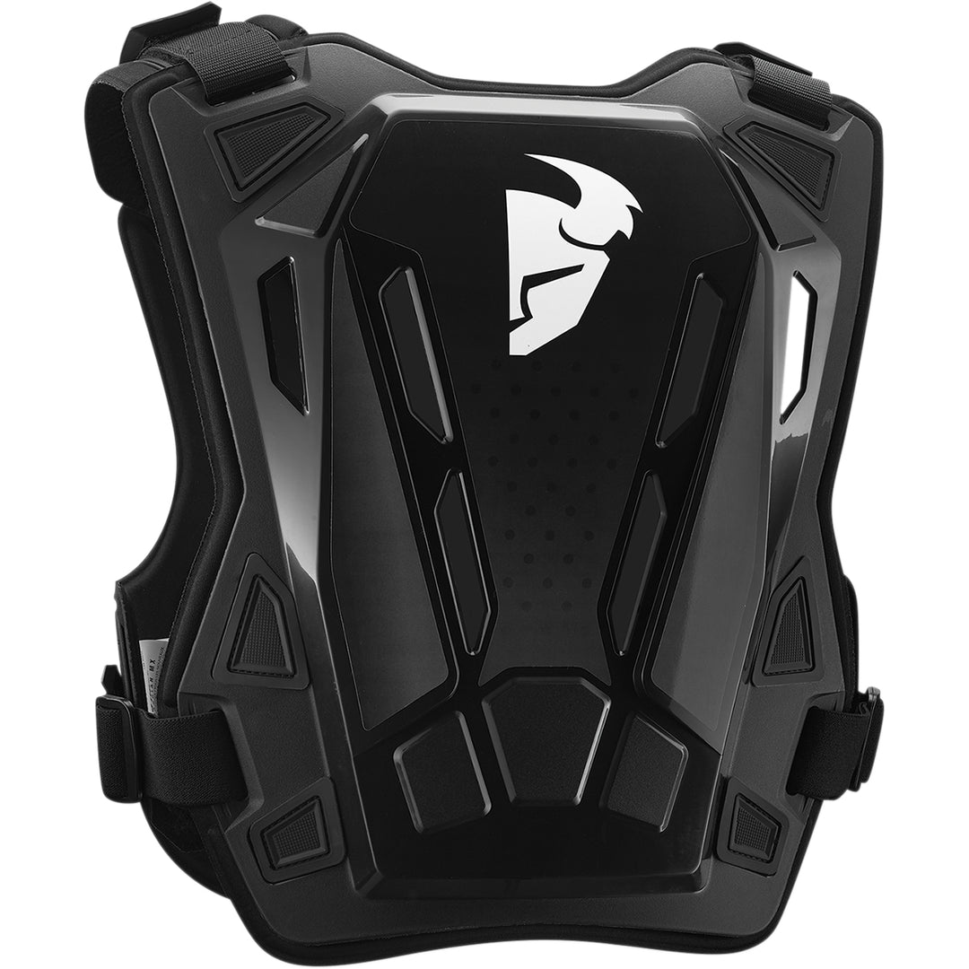 THOR Guardian MX Roost Deflector Charcoal/Black - Rear View