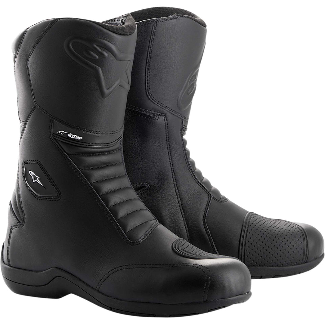 Alpinestars Andes v2 DRYSTAR® Boots Black - Front Side View of Pair