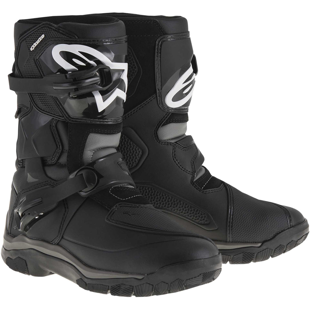 Alpinestars Belize DRYSTAR® Boots Black - Front Side View of Pair