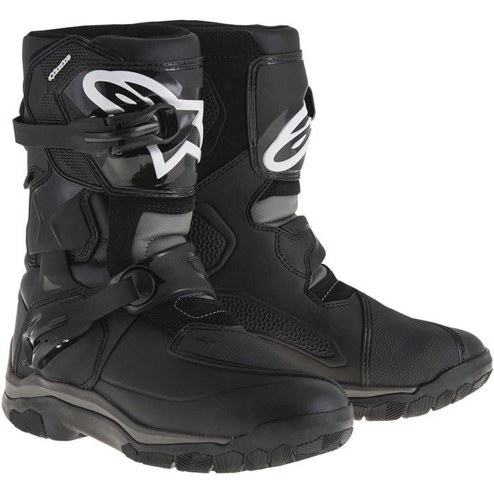 Alpinestars Belize DRYSTAR® Boots Black - Front Side View of Pair
