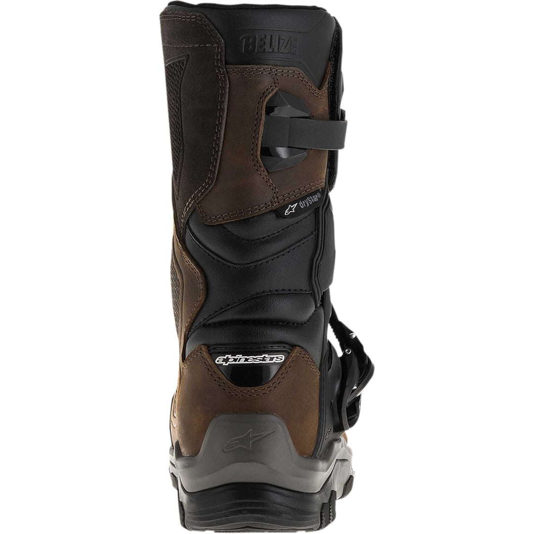 Alpinestars Belize DRYSTAR® Boots Brown - Rear View