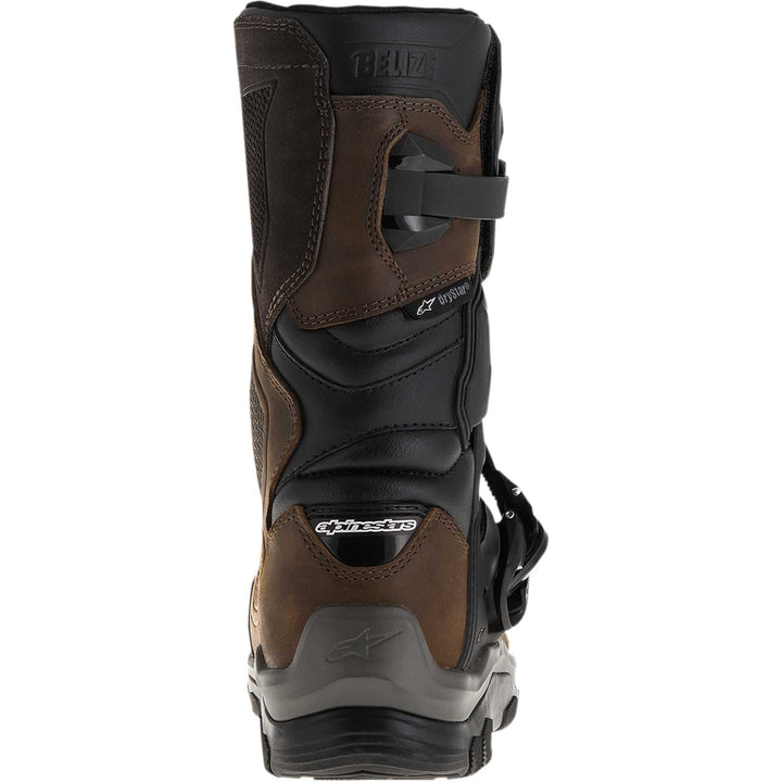 Alpinestars Belize DRYSTAR® Boots Brown - Rear View