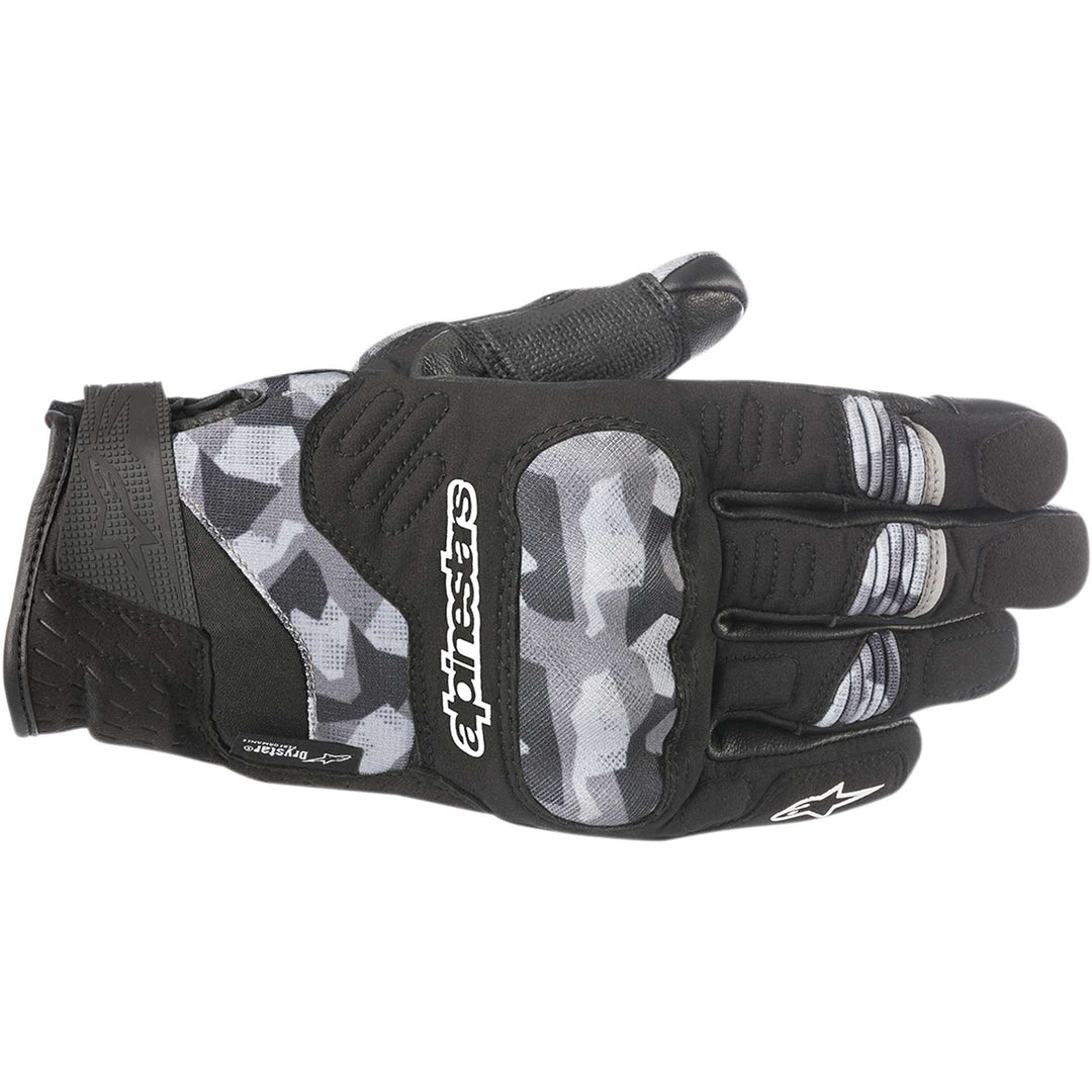 Alpinestars C-30 Drystar® Gloves Black/Camo - Back of Hand View