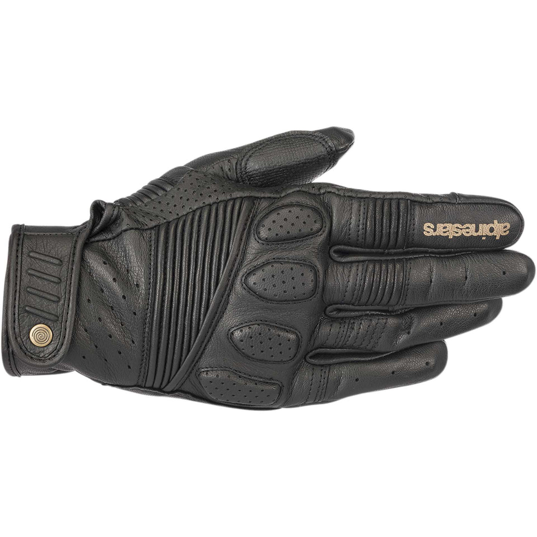 Alpinestars Crazy Eight Gloves Black - Back of Hand View