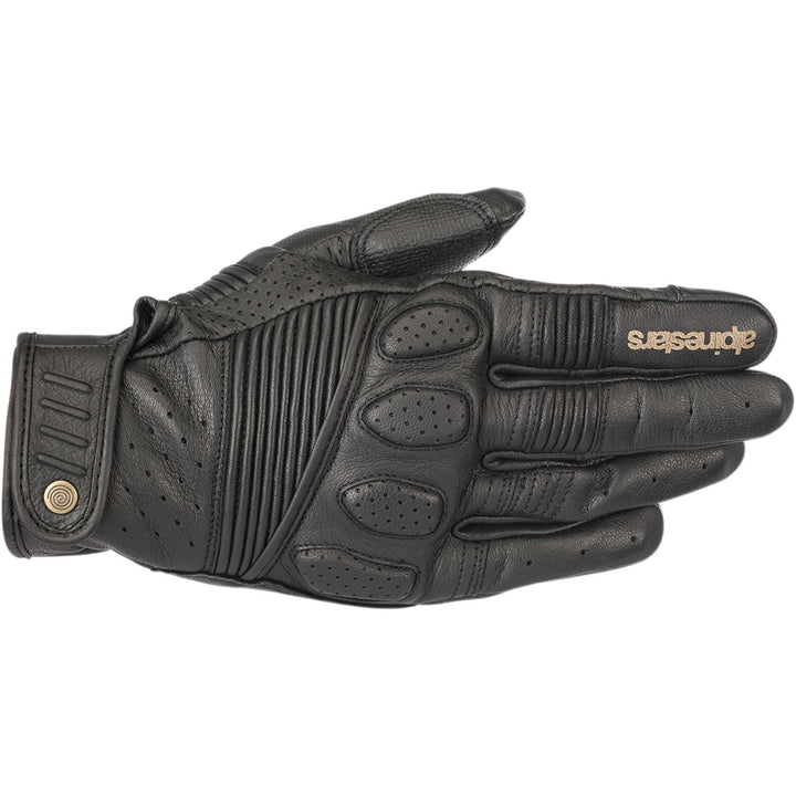 Alpinestars Crazy Eight Gloves Black - Back of Hand View