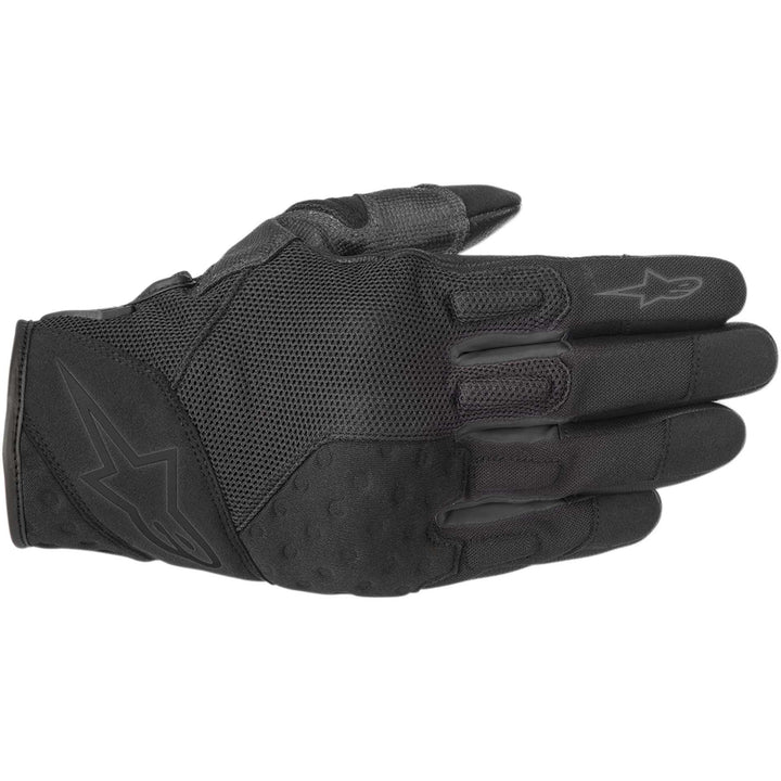 Alpinestars Crossland Gloves Black/Black - Back of Hand View