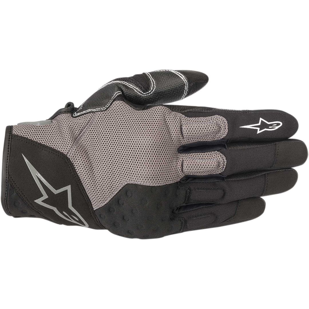 Alpinestars Crossland Gloves Black/Gray - Back of Hand View
