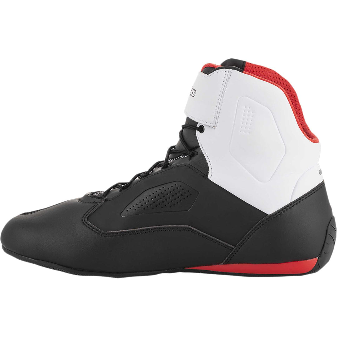 Alpinestars Faster-3 Rideknit Shoes Black/White/Red - Inner Side View