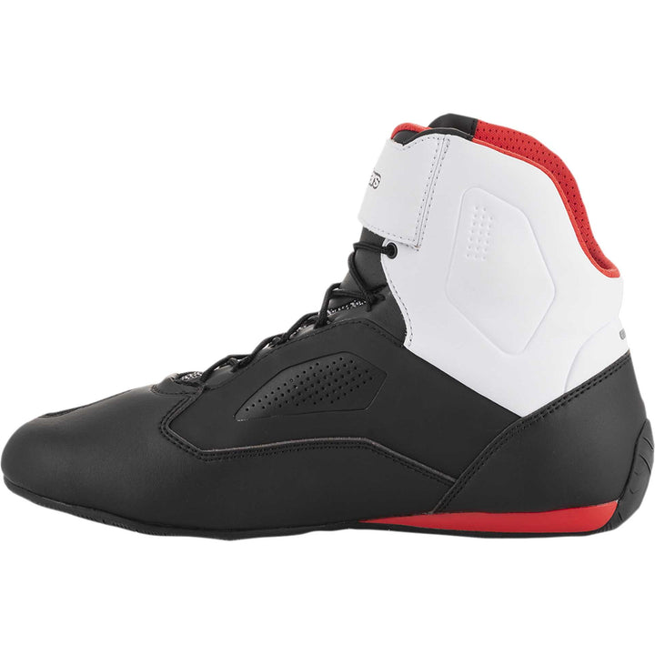 Alpinestars Faster-3 Rideknit Shoes Black/White/Red - Inner Side View