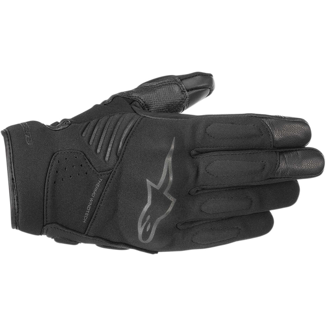 Alpinestars Faster Gloves Black/Black - Back of Hand View