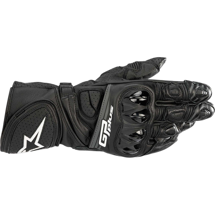 Alpinestars GP Plus R V2 Gloves Black - Back of Hand View