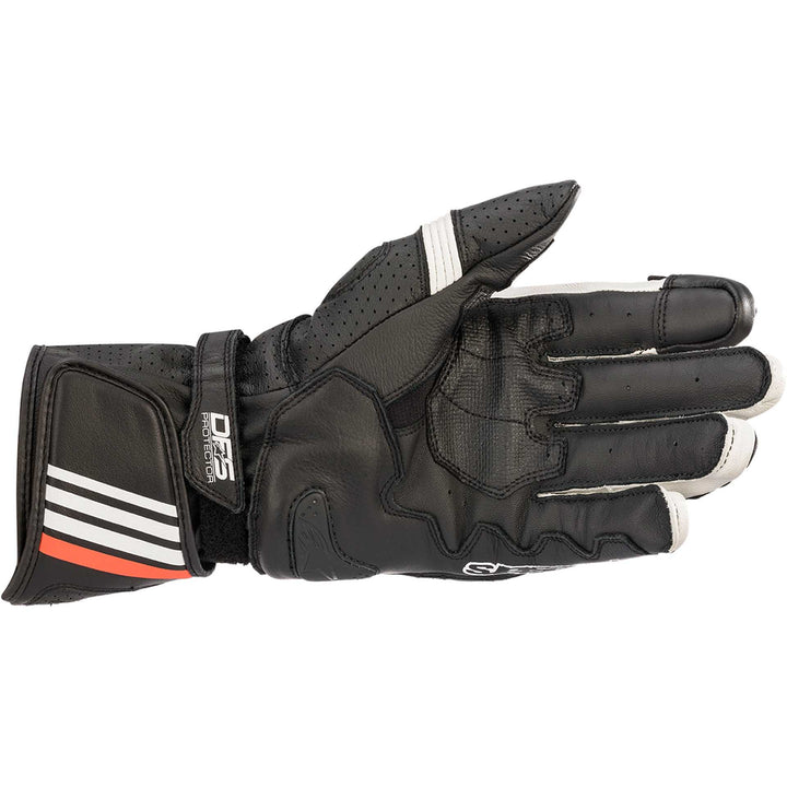 Alpinestars GP Plus R V2 Gloves Black/White - Palm View