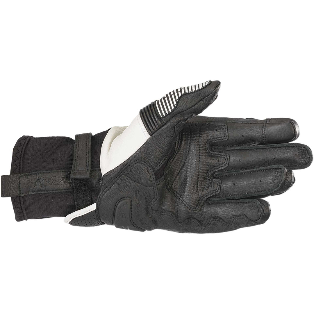 Alpinestars GPX V2 Gloves Black/White - Palm View